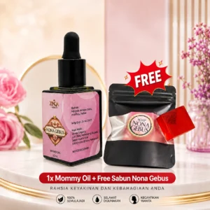Set Trial- 1x Mommy Oil + FREE 1x Sabun Nona Gebus