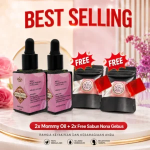 Set Jimat- 2x Mommy Oil + FREE 2x Sabun Nona Gebus